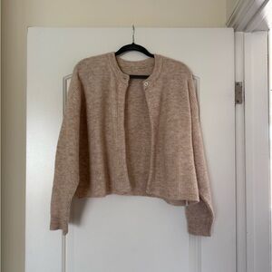 Daily Drills Tan Women's Cardigan